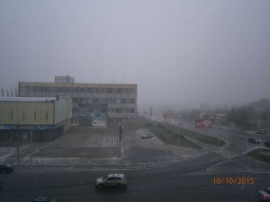 первый снег